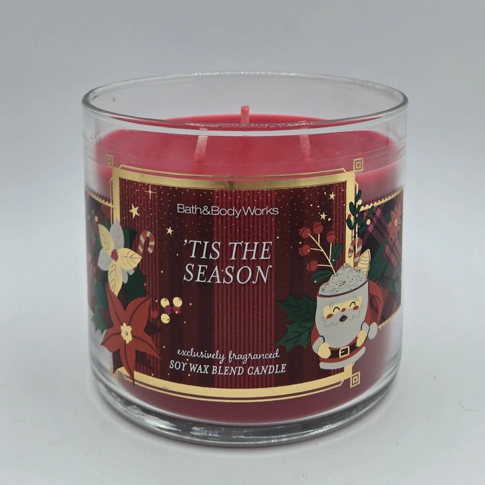 Bath & Body Works Tis the Season 3 Wick Candle